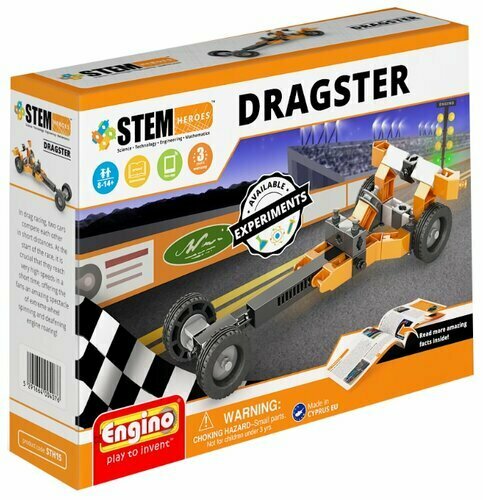 Конструктор ENGINO STEM Heroes Драгстер STH15