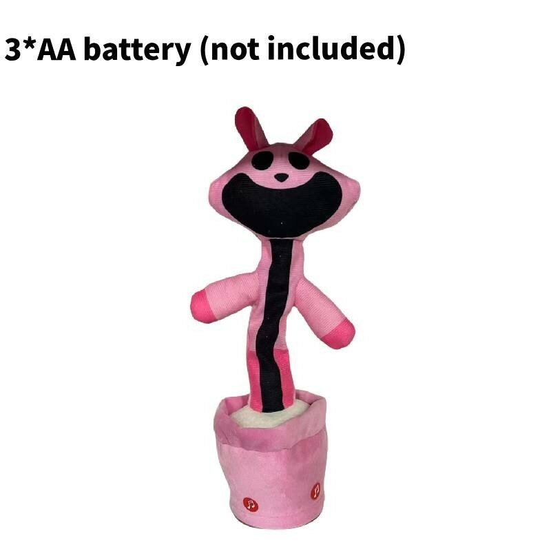 Поющий, танцующий и записывающий мягкий игрушечный мишка Boppy, идеален для детей и коллекционеров, розовый, с батарейками.