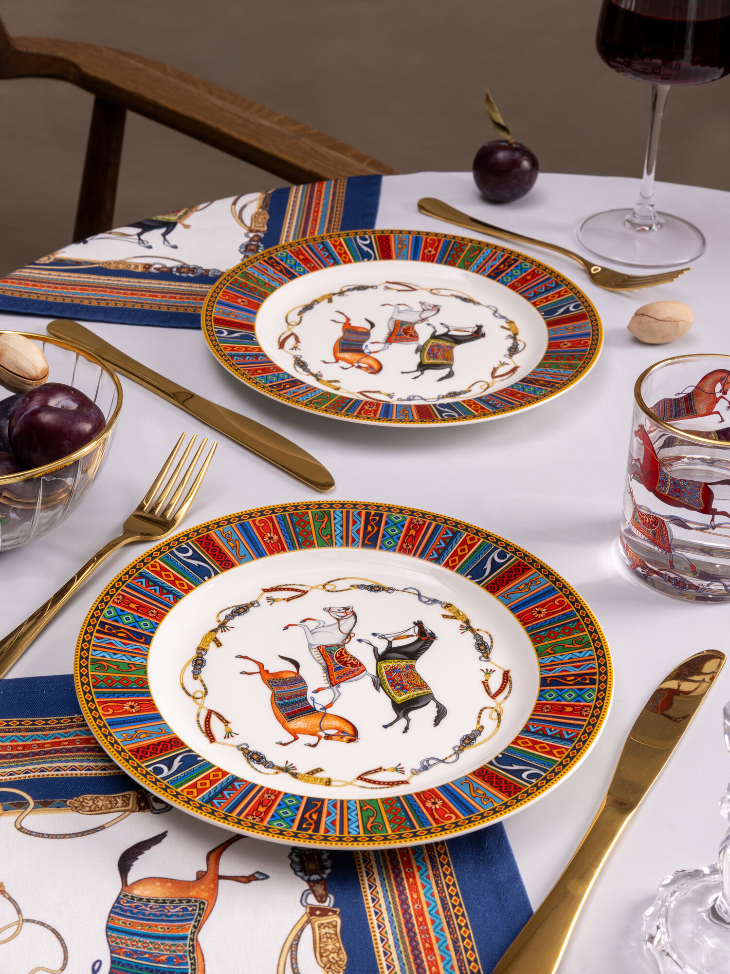 Набор тарелок закусочных Lefard "Passage", 22,5 см, 2 шт, фарфоровые — фото 1