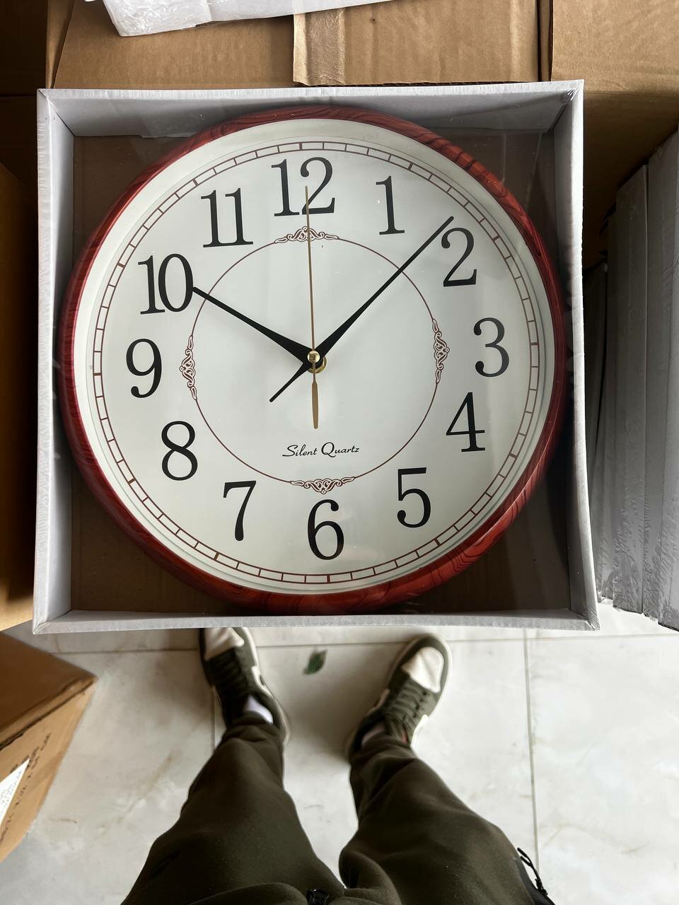 Настенные часы , современный дизайн, высококачественный продукт, 35см