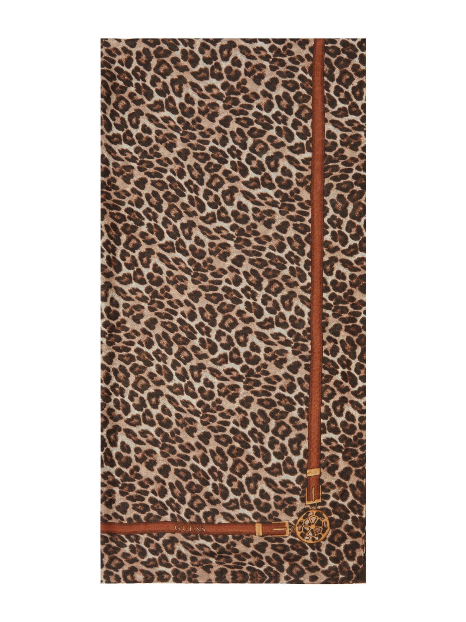 Шарф GUESS для женщин, коричневый — фото 1