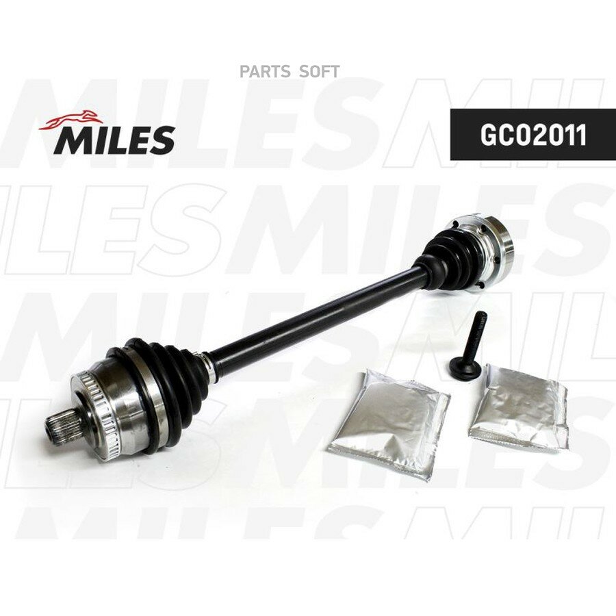 Привод в сборе правый AUDI A4/VW PASSAT 1.8-2.0 95-01 (ABS) (GKN 301222) GC02011 MILES GC02011 MILES GC02011