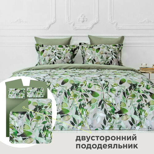 Постельное бельё мако-сатин мадлен размер 15 спальный 145x210см 13990₽