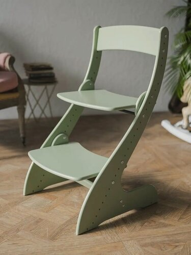 Изображение товара Растущий стул детский для школьника Друг Кузя "Павлин" оливковый