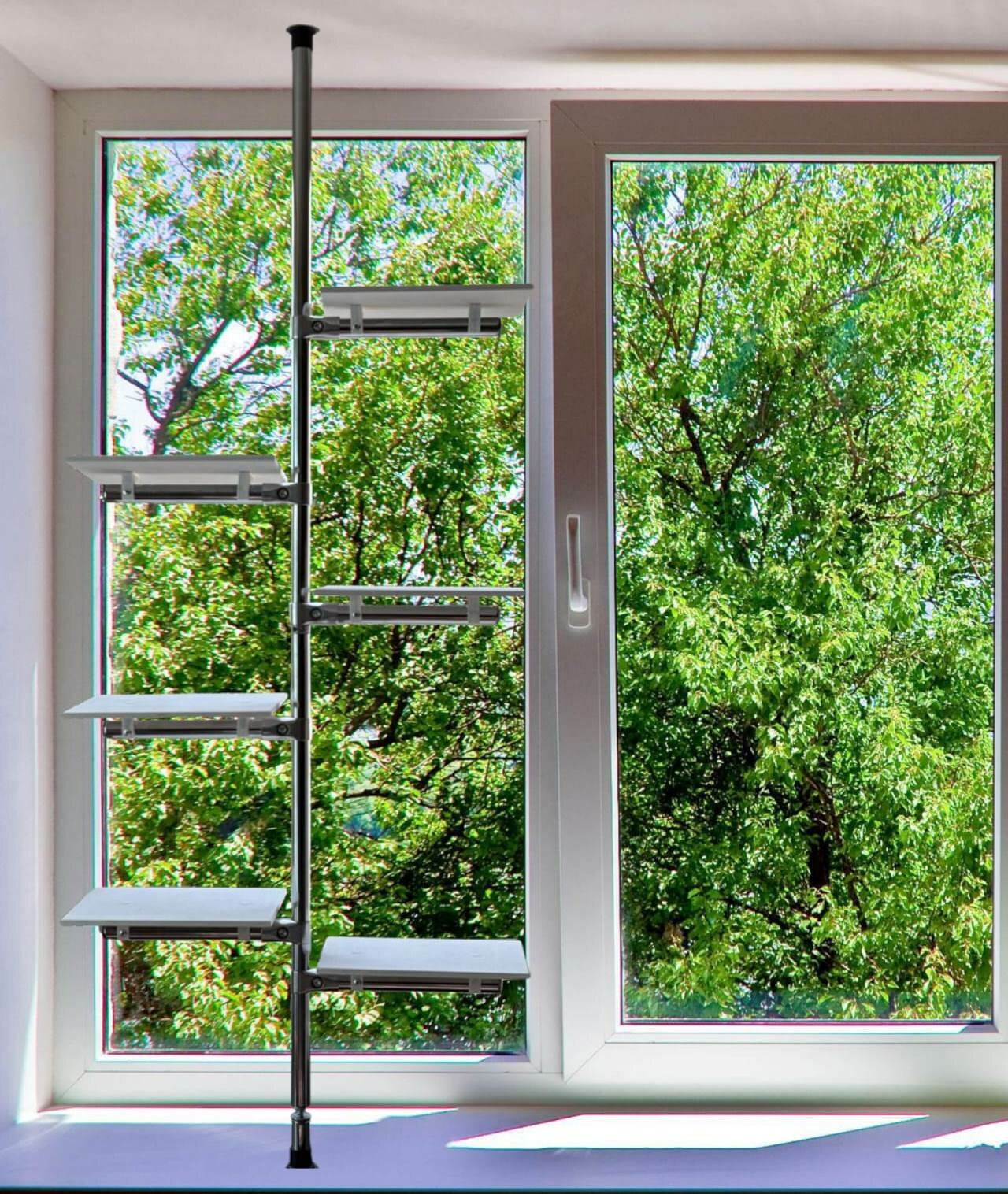 Подставка для цветов 6 полок враспор 120-130 см — фото 1