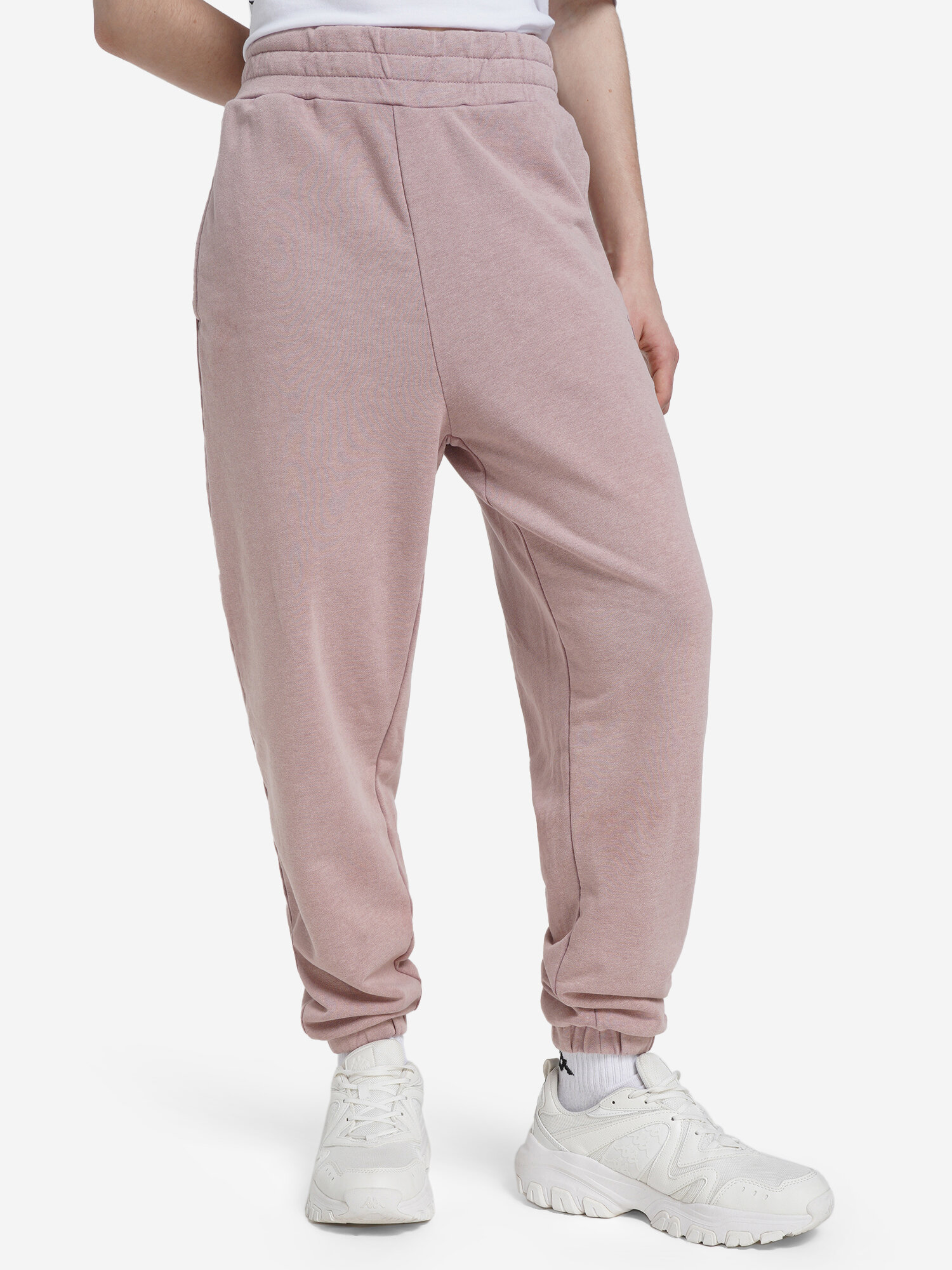 Брюки джоггеры Kappa Authentic Women's Garment wash Knitted Pants, размер 42/44, розовый