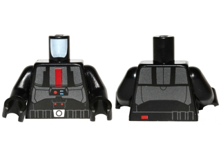 Torso SW Armor Sith Trooper Pattern / Black Arms / Black Hands, 973pb1251c01 Black U
