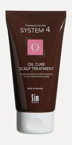 Изображение товара SIM SENSITIVE Oil Cure Scalp Treatment Маска-пилинг для волос терапевтическая "О", 75 мл
