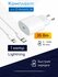 Быстрая зарядка для iPhone 8-14, 35 Вт + кабель Lightning, 1 метр...