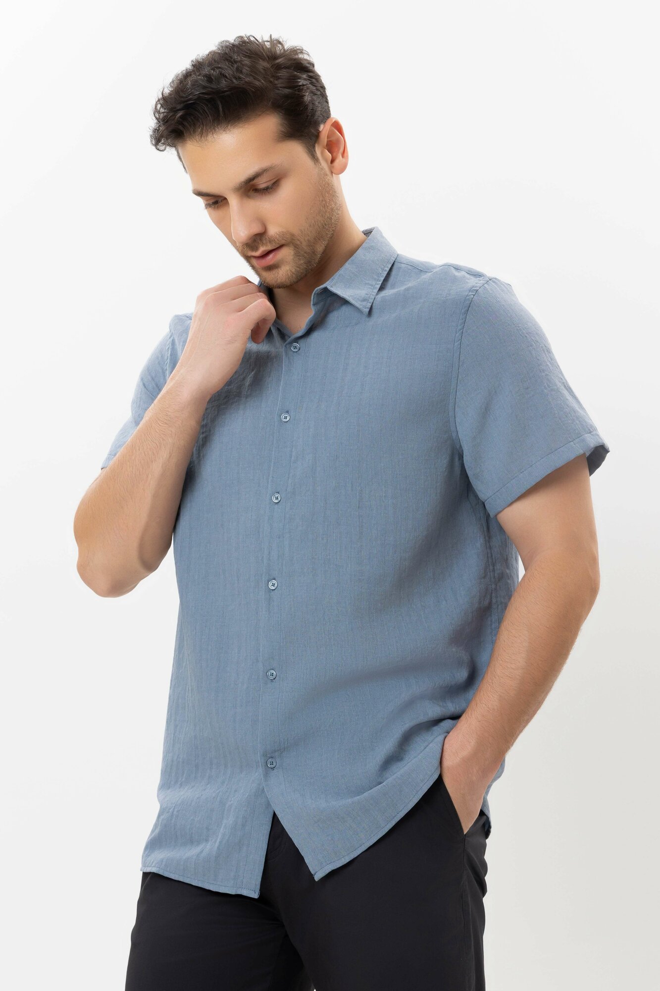 Рубашка TERRA PRO, размер L, blue — фото 1