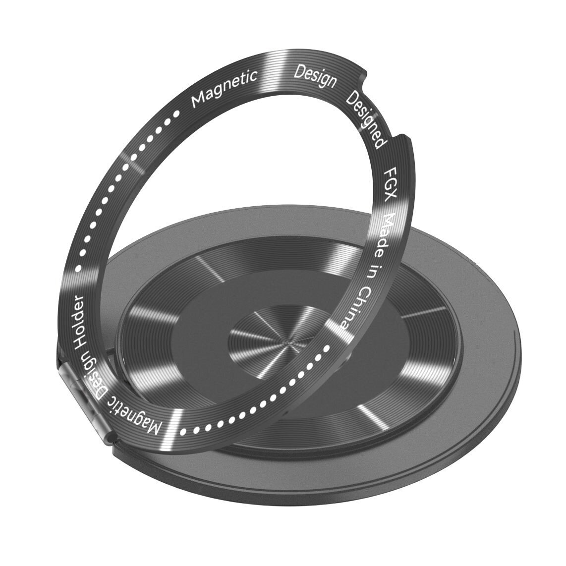 Держатель-кольцо MagSave, для телефона, титановый серый, 360°,