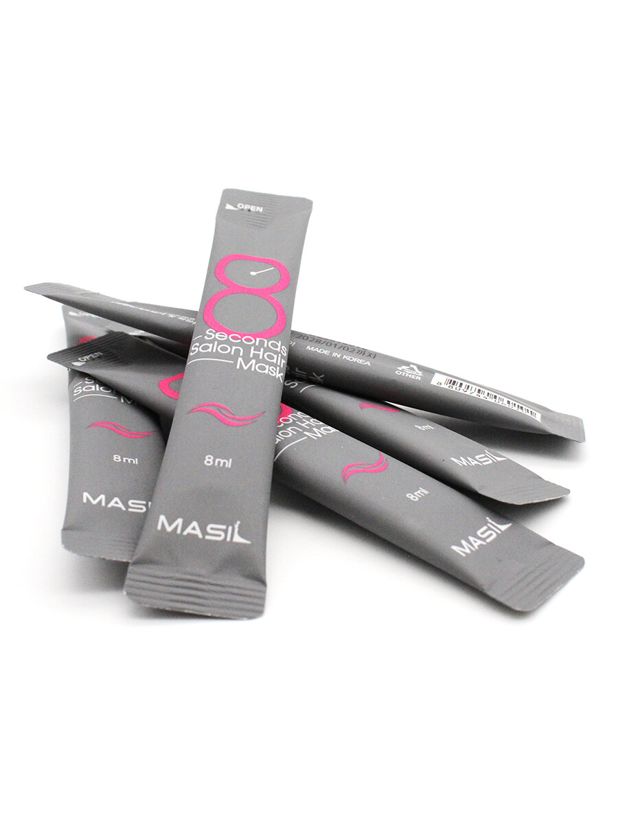 MASIL Набор масок для волос 8Seconds Salon Hair Mask Stick Pouch 5 шт*8 мл — фото 1