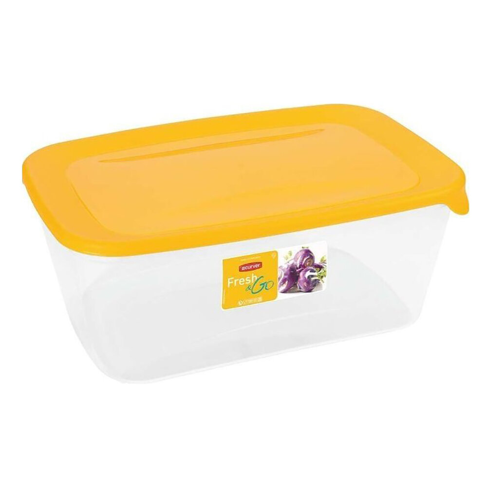 Контейнер для свч и хранения продуктов Curver Fresh&Go 5 литров 3071 желтый