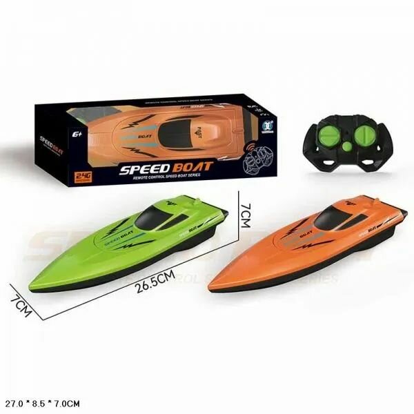 Катер р/у цвет в ассорт. в кор. в кор.2*48шт