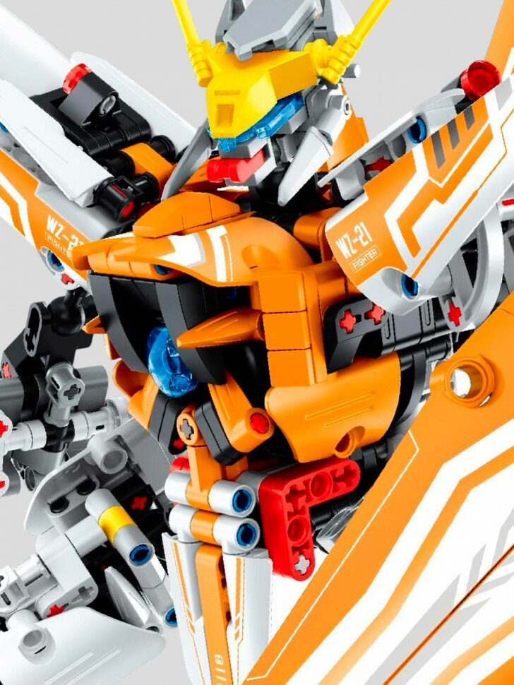 Конструктор iM.Master Оранжевый робот-воин 6821 — фото 1