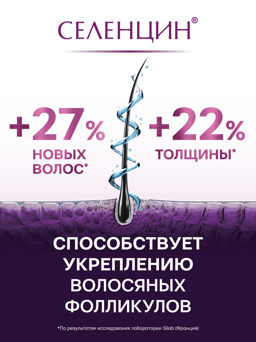 Специализированный шампунь Селенцин Hair Therapy, против выпадения волос, 200 мл — фото 1