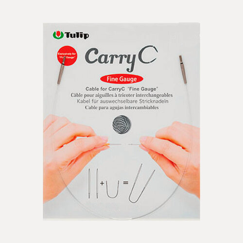 Изображение товара Тросик для съемных спиц CarryC "Fine Gauge", длина 40см, пластик, Tulip, CTMM-70