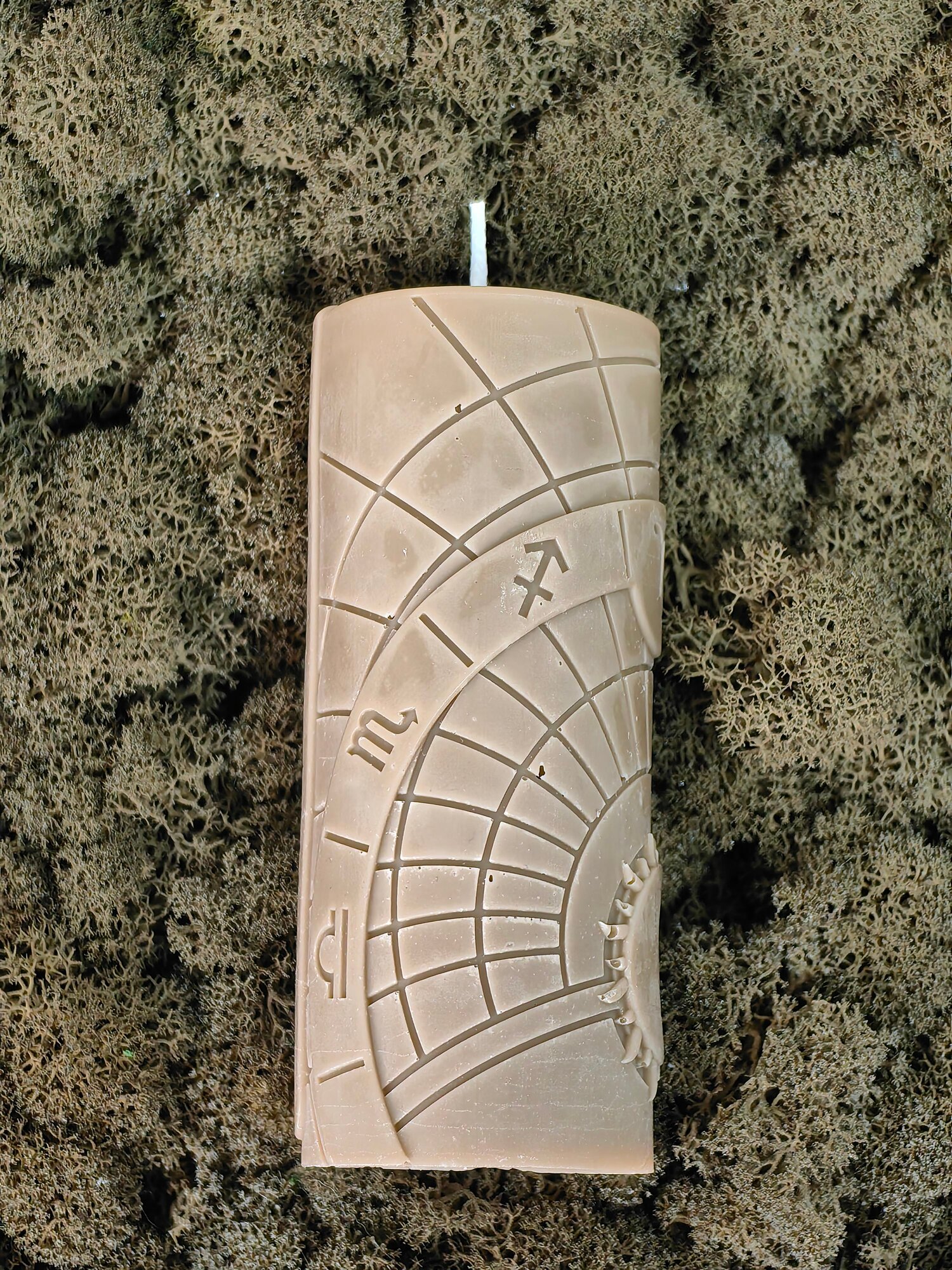 Свеча зодиакальная "Козерог" стихия земля — фото 1