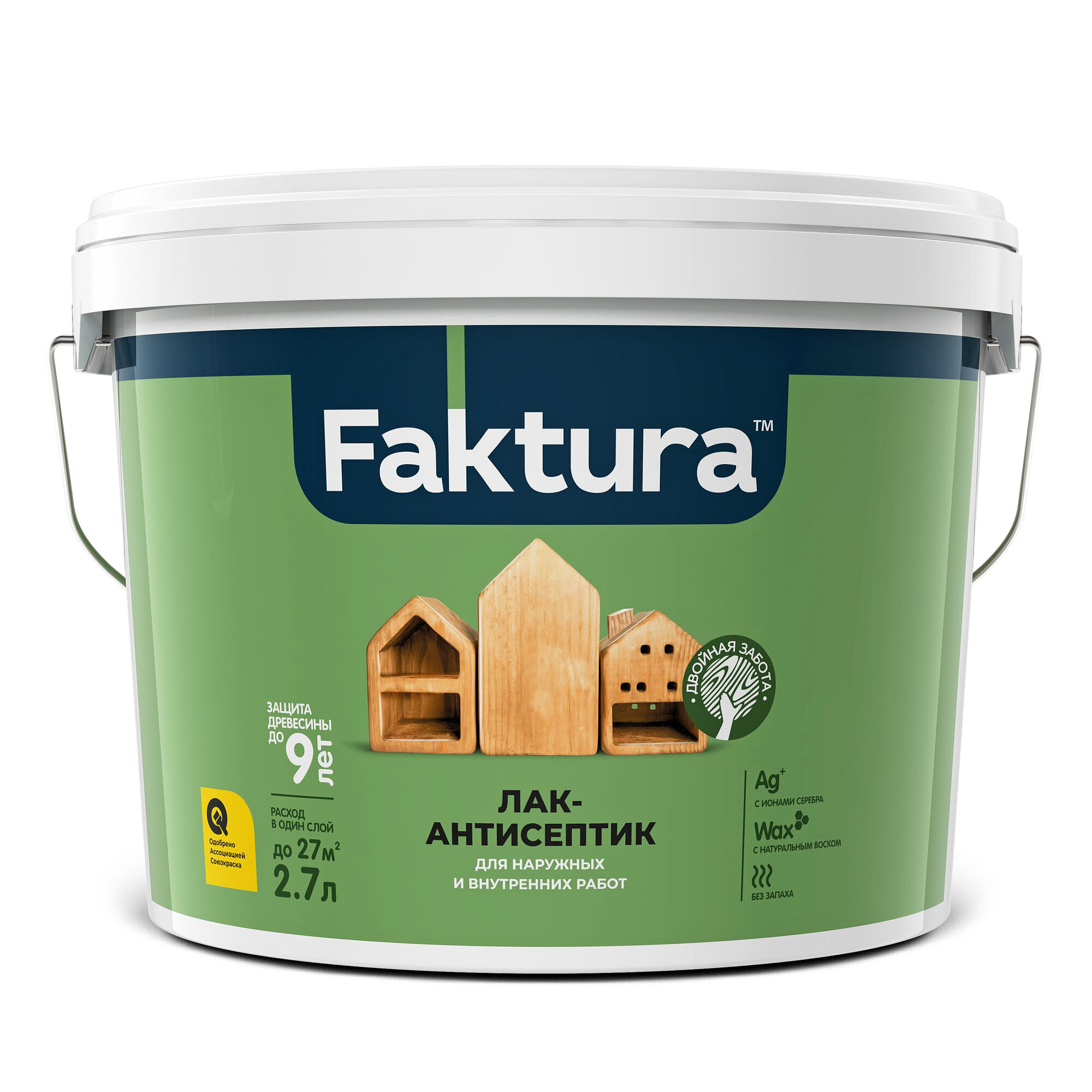 Лак-антисептик FAKTURA орегон ведро 27 л