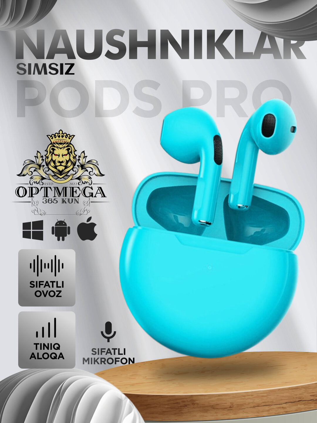 Беспроводные Bluetooth наушники Pods Рro, pods 3, pro5, max, M10, AIR 31, P9
