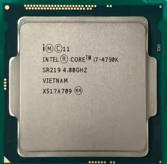 Процессор intel Core i7-4790K сокет 1150 4 ядра 8 потоков 3,6ГГц 84 Вт разблокированный множитель — фото 1