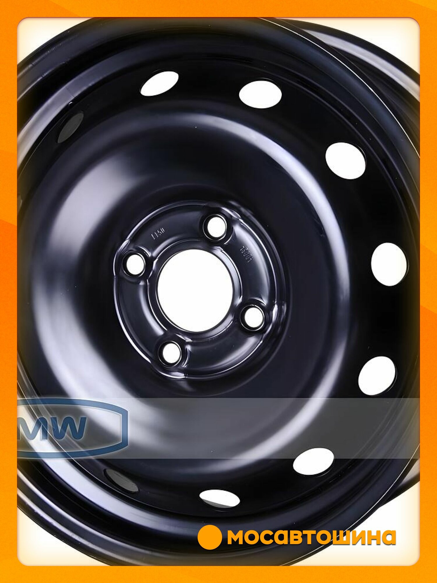 Автомобильные диски Magnetto 15001 6x15 4x100 ET 50 Dia 60.1 Black — фото 1