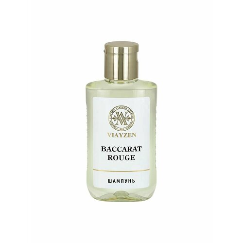 фото Женский мини шампунь для волос viayzen baccarat rouge, 90 мл профессиональный парфюмированный, для жирных волос и кожи головы, с кератином и гиалуроновой кислотой , дорожный