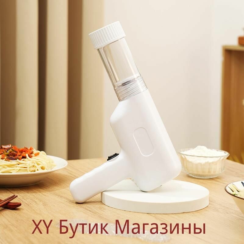 Ручная электрическая 6-в-1 беспроводная портабельная автоматическая машина для пасты с 6 формочками для рамена и спагетти