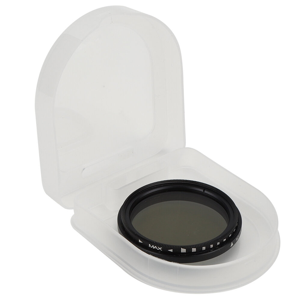 Фильтр Junestar ND нейтральной плотности ND2‑ND400 Регулируемый фильтр 40,5 мм для Canon/Nikon/Sony