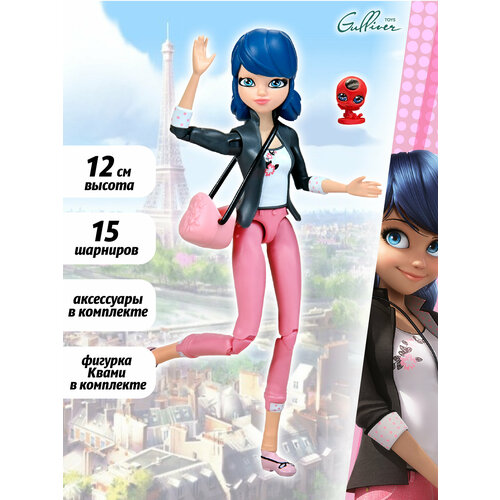 фото Кукла playmates toys miraculous marinette fashion studio, 12 см, 50402 розовый