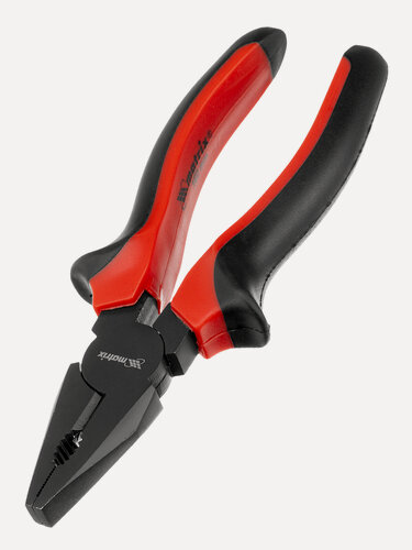 Изображение товара Плоскогубцы комбинированные Matrix Black Nickel, 160 мм, захват круглых деталей, 2-комп. рукоятки, пассатижи, 16978