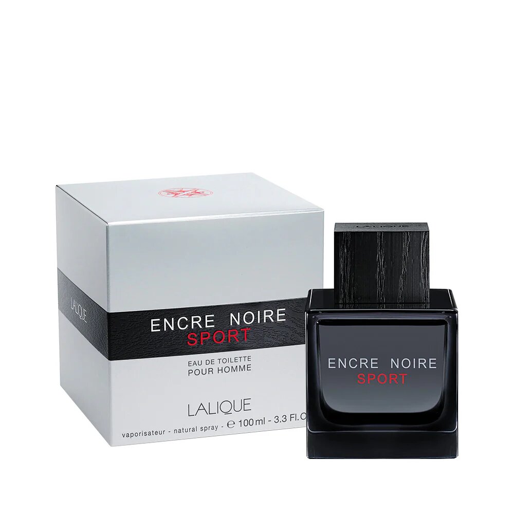 Туалетная вода Lalique "Encre Noire Sport", мужская, древесно-водяная, 100мл