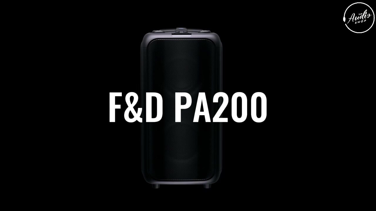 Портативная акустика F&D PA200, 80Вт, 8000мАч, Bluetooth 5.0 — фото 1