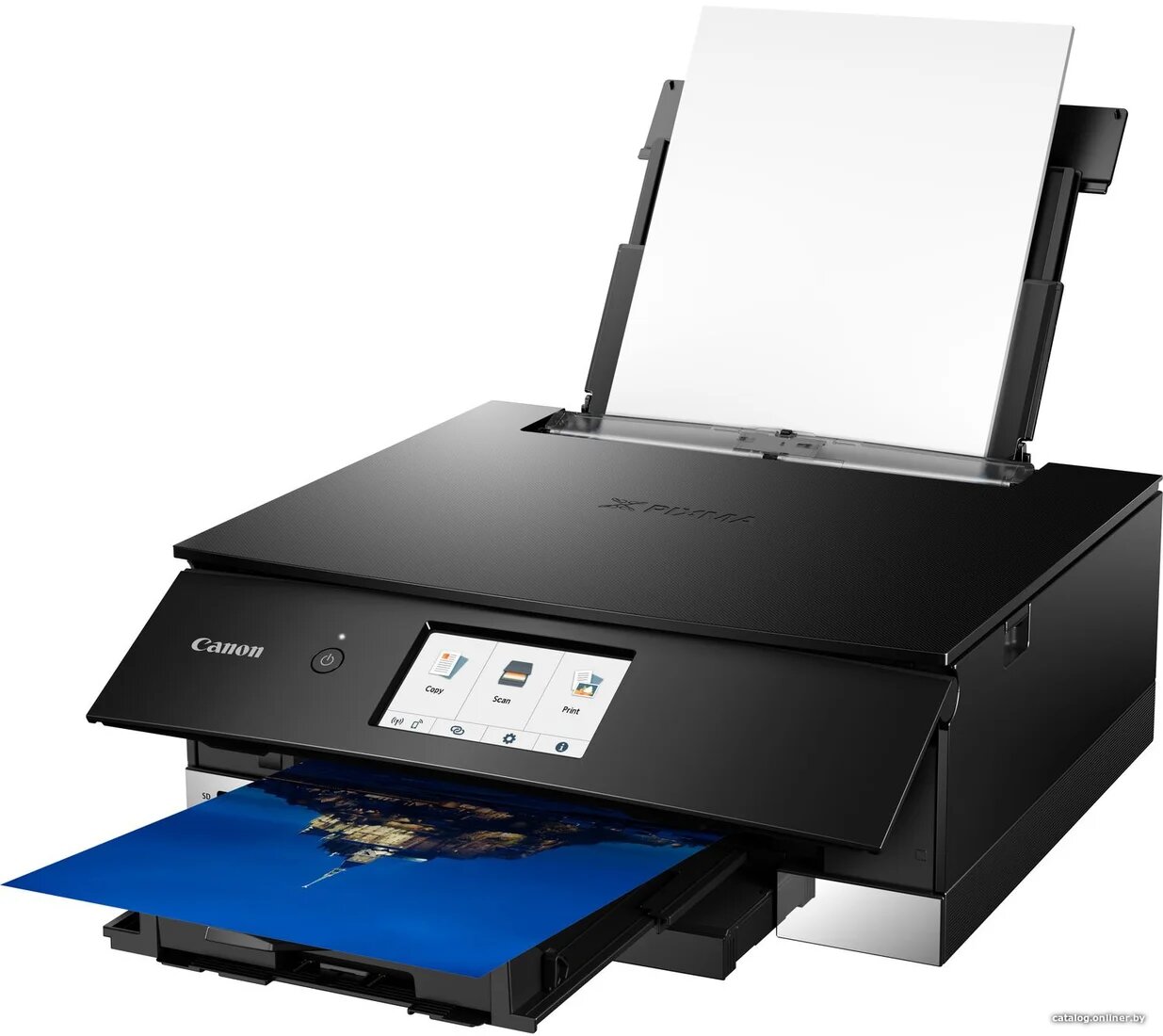МФУ Canon PIXMA TS8340 (3775C007AA), струйный, фотопечать, цветной, Wi‑Fi, дуплекс, сенсорный экран