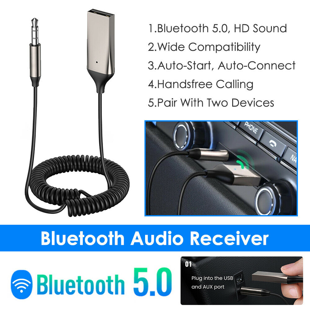 Аудиоресивер автомобильный Kakusiga, с Bluetooth, хорошее качество звука (новое поколение)