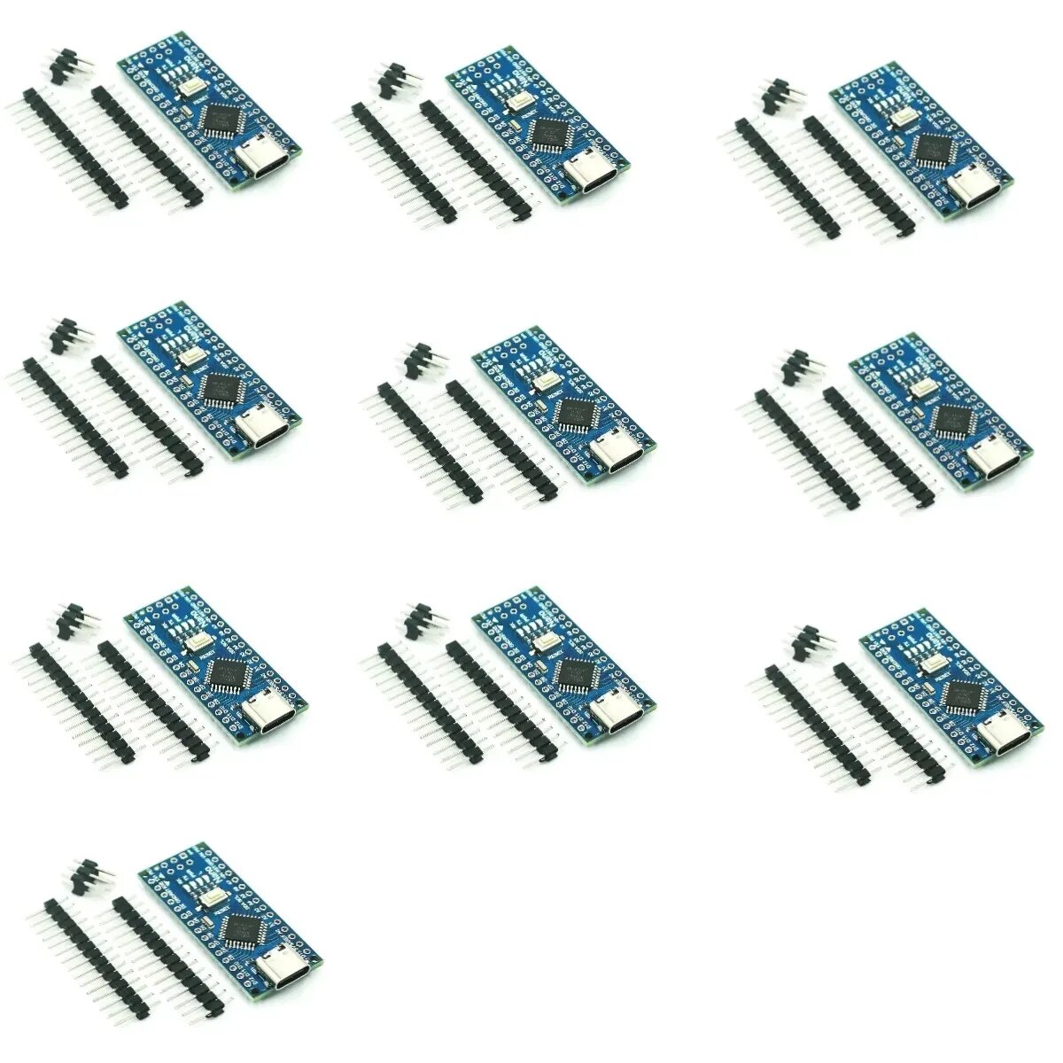 Для nano Mini / Type-C / Micro USB с Загрузчиком совместимый красный контроллер для USB драйвера Arduino CH340 16 МГц ATMEGA328P, 10PCS