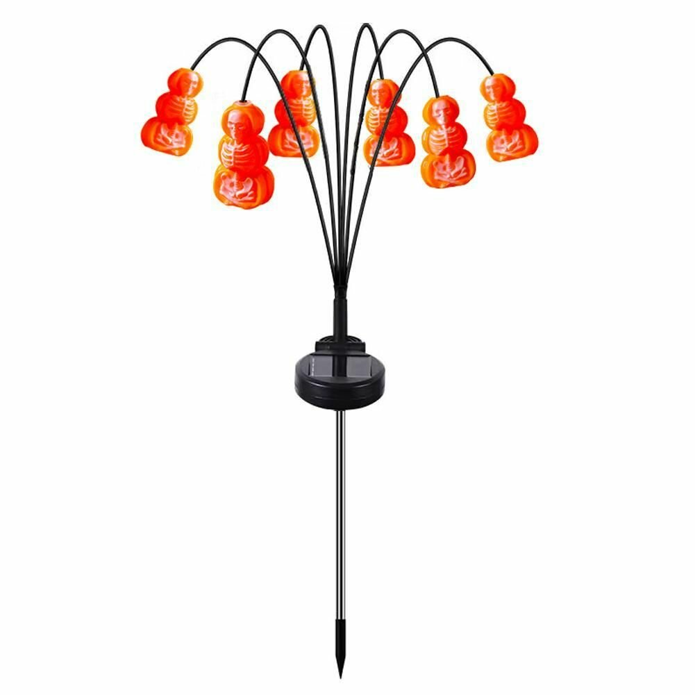 LED тыквенная лампа с солнечной энергией для наружного использования: Хэллоуин и Рождество вкопанные светильники для сада и газона