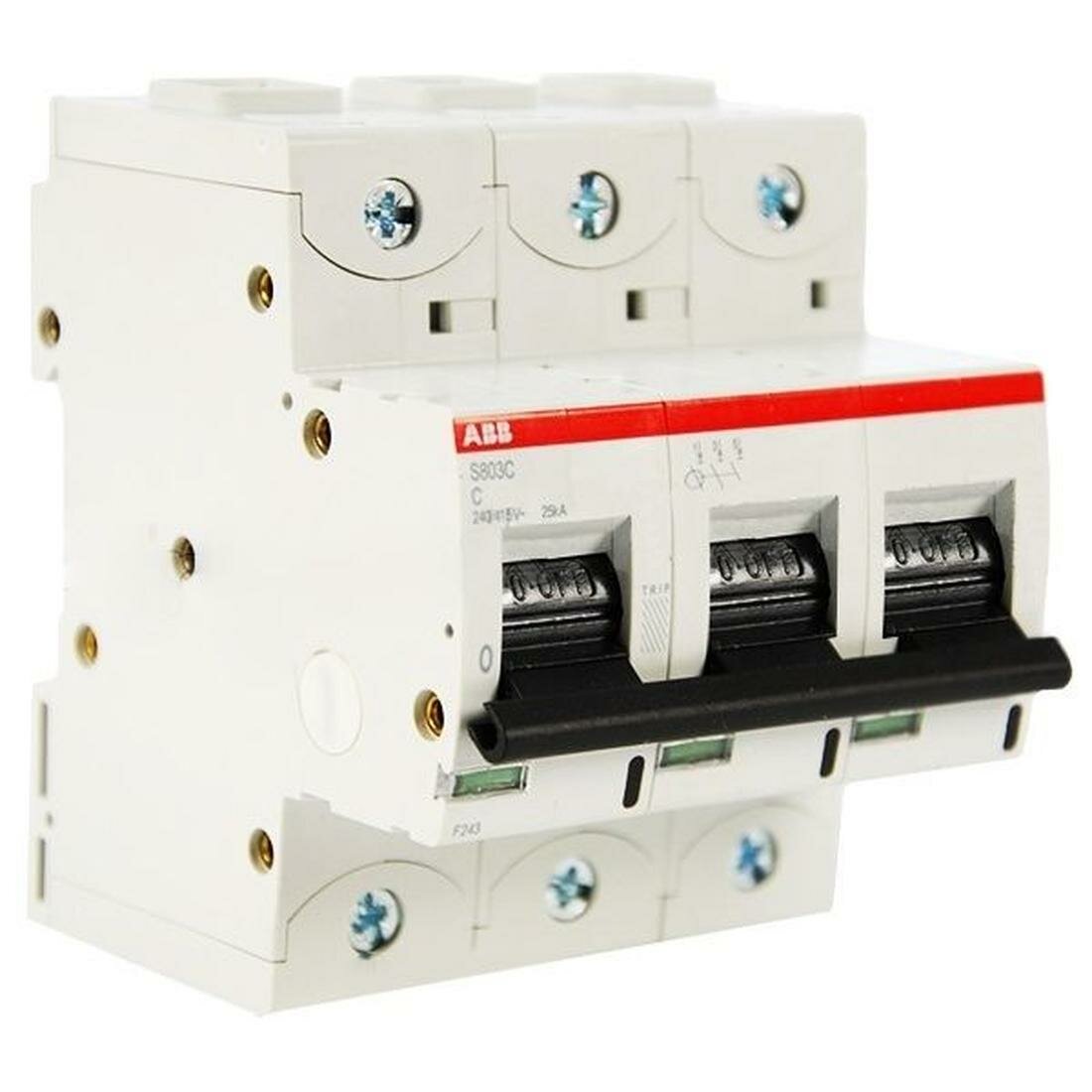 S803C C100 2CCS883001R0824 25kA трехполюсный автоматический выключатель ABB