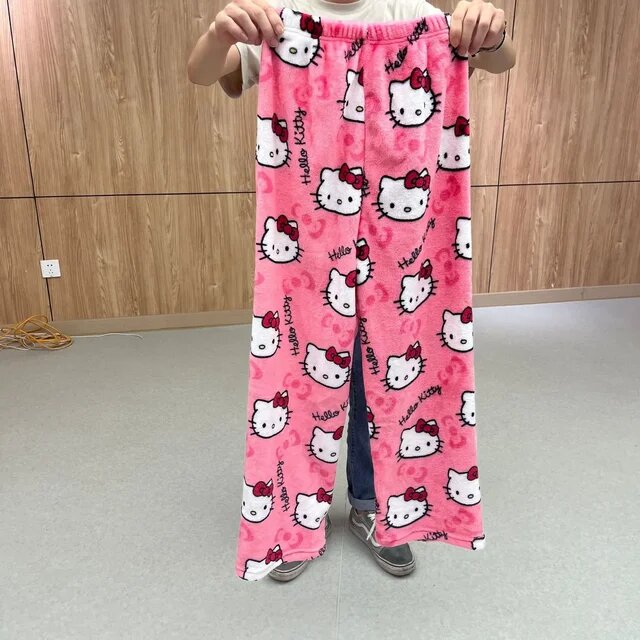 Sanrio Hello Kitty тёплые шерстяные брюки