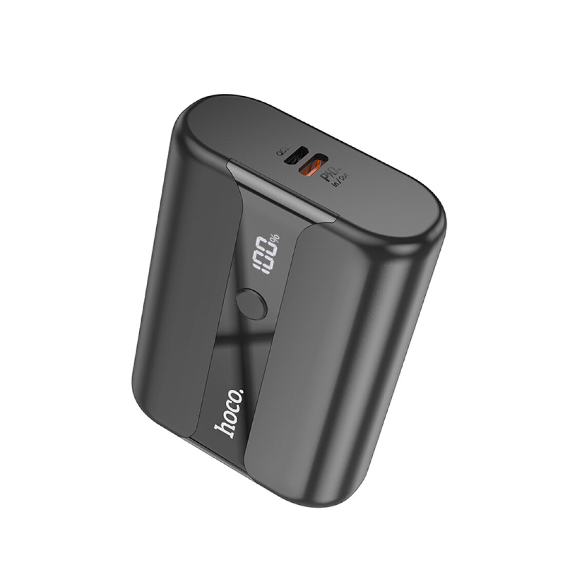 Универсальный Доп. Аккумулятор 10000mAh Q3 Pro HOCO выход: 1 USB (22.5W)+PD (20W) черный