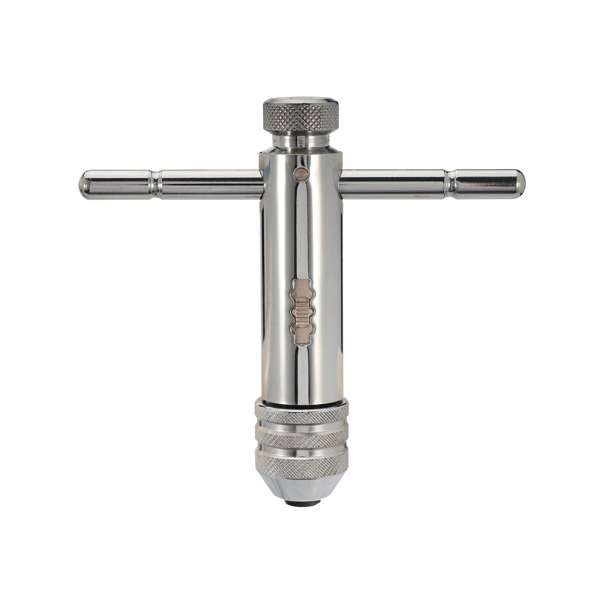 Метчикодержатель с трещоткой и уровнем MASTER-TOOL M5-M12 100мм 1040502010045 — фото 1