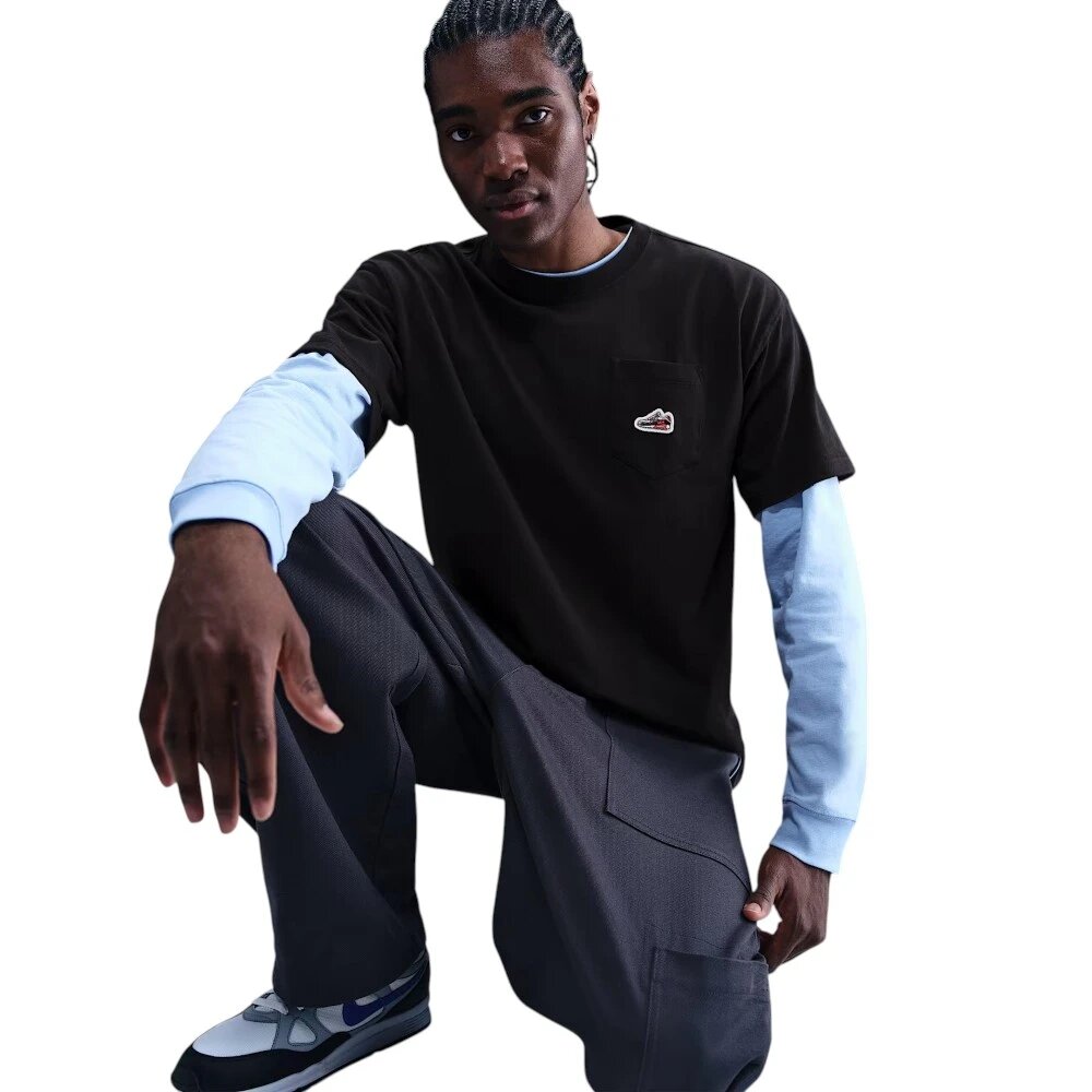 Футболка NIKE, размер L , черный — фото 1