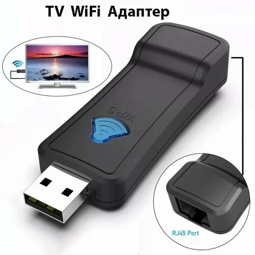 Универсальный Wi-Fi адаптер для SMART телевизоров (Samsung, LG, Philips, Sony, Panasonic, Toshiba)