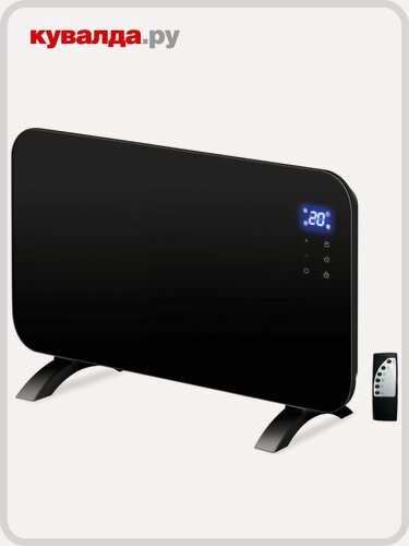 Изображение товара Конвектор NEOCLIMA AURA-1500B с эл. управлением 1,5 кВт черный