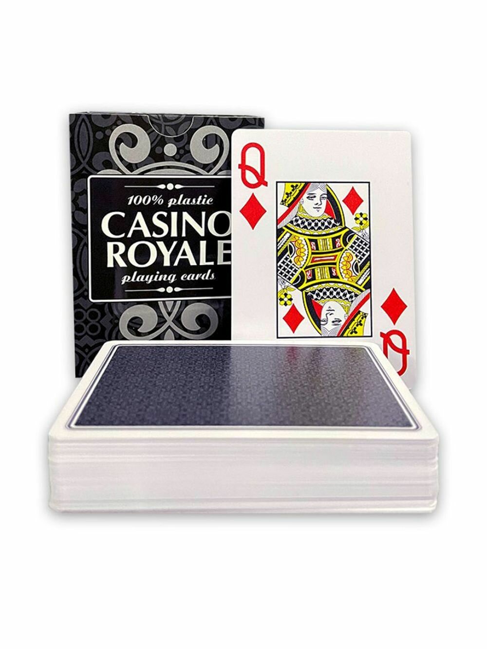 Карты для покера Casino Royale 100% пластик, игральные, пластиковые — фото 1