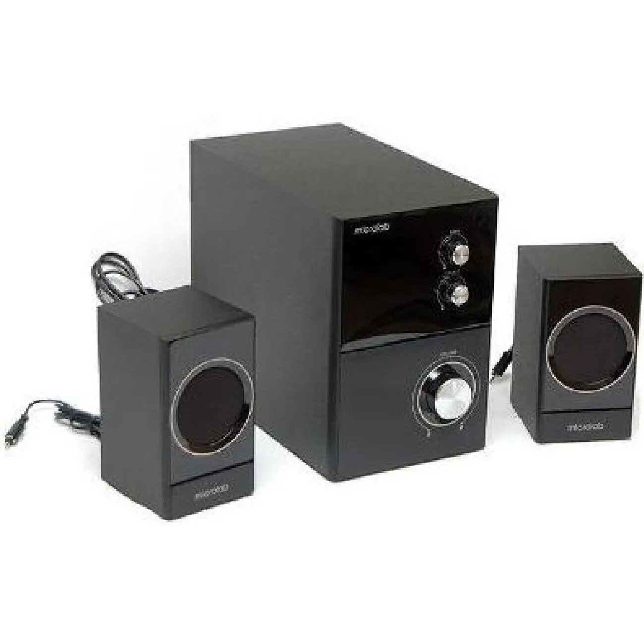 Акустическая система Microlab M-223, 17Вт, Bluetooth, поддержка microSD, черная — фото 1