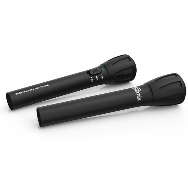 Радиосистема на два микрофона Ritmix RWM-302 black