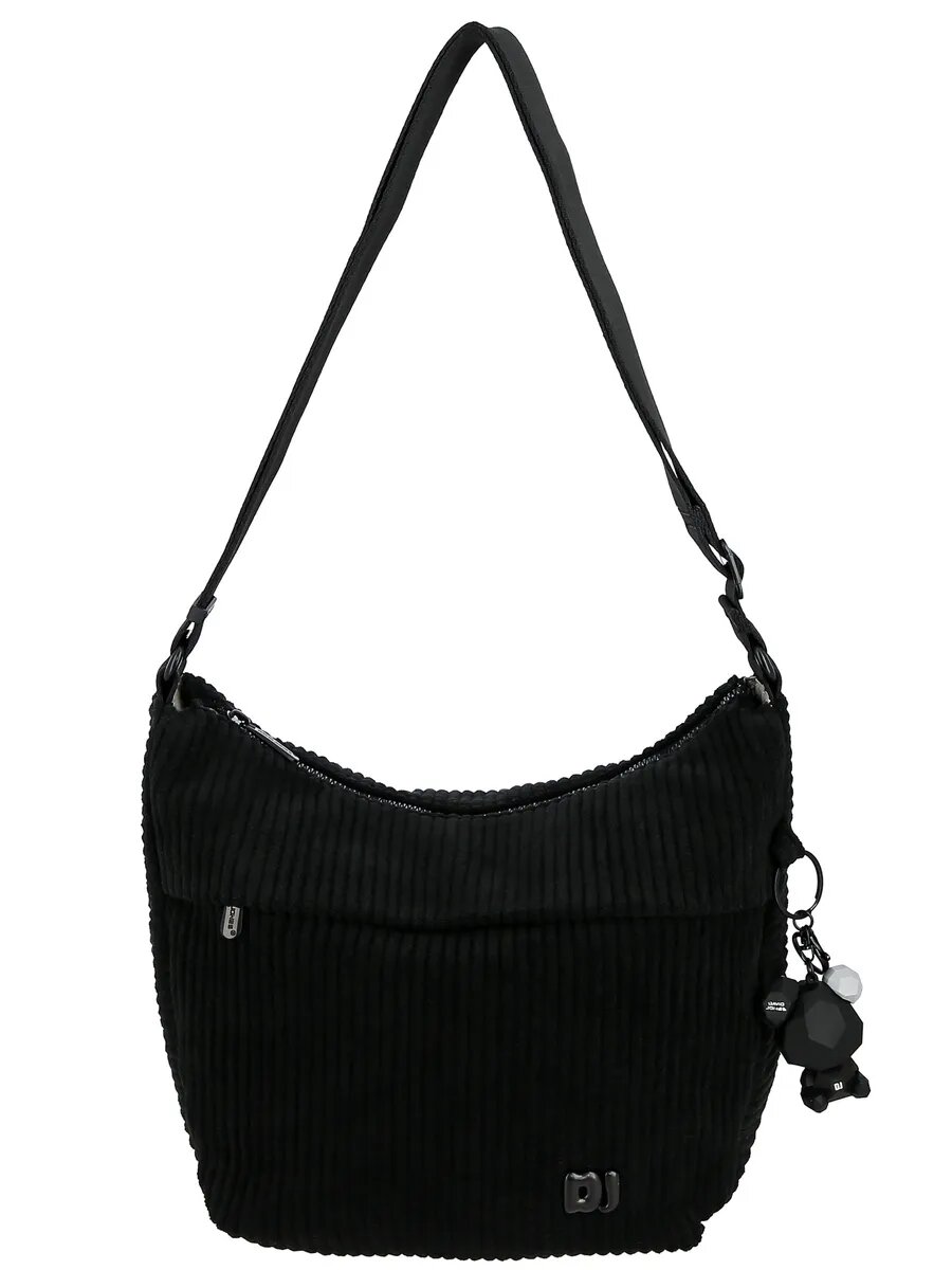 Сумка хобо DAVID JONES, черный — фото 1