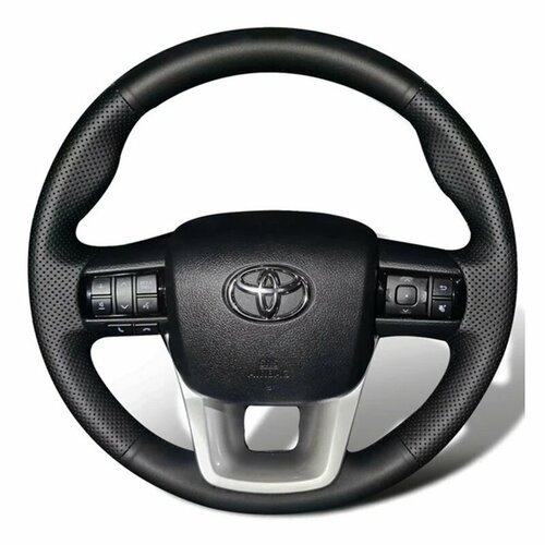 Кожа для Toyota Fortuner 2015-2021 Hilux 2015-2021 Brown Thread 1687₽