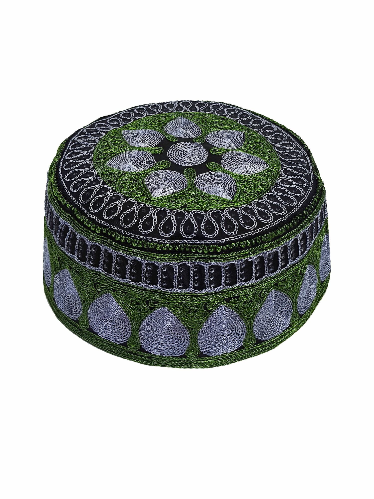 Тюбетейка RexTex Базовая коллекция для мужчин, размер 57, черный